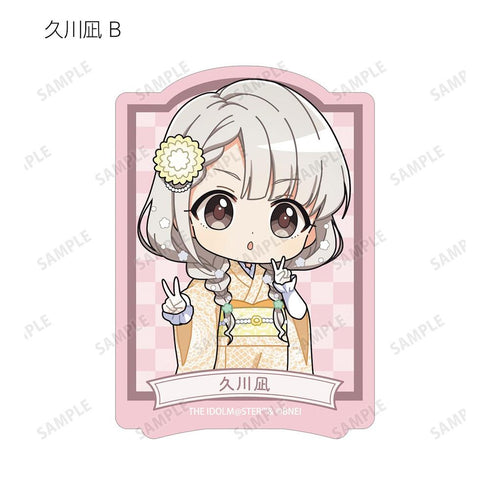 《偶像大師 灰姑娘女孩》收藏卡 迷你角色 蕾絲和服版 模切貼紙(單位/盒)