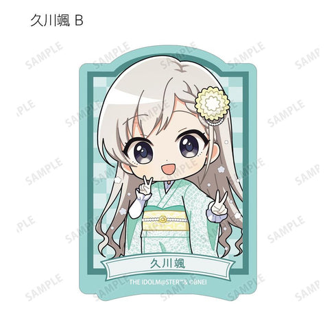 《偶像大師 灰姑娘女孩》收藏卡 迷你角色 蕾絲和服版 模切貼紙(單位/盒)