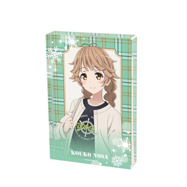 『ハイスクール・フリート』描き下ろし 納沙 幸子 デート私服ver. アクリルブロック ver.B