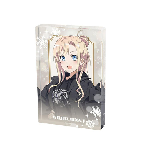 『ハイスクール・フリート』描き下ろし ヴィルヘルミーナ デート私服ver. アクリルブロック ver.A