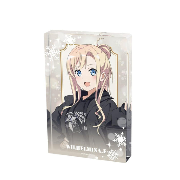 『ハイスクール・フリート』描き下ろし ヴィルヘルミーナ デート私服ver. アクリルブロック ver.A