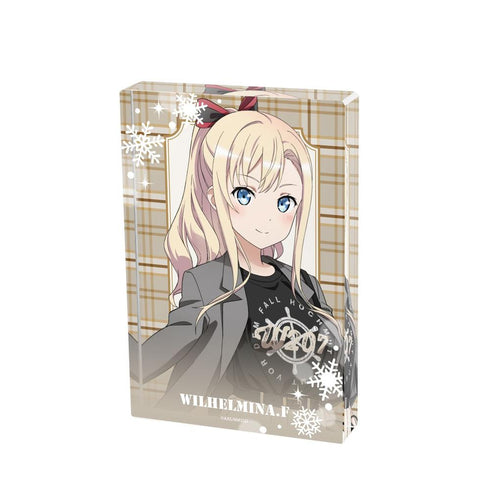 『ハイスクール・フリート』描き下ろし ヴィルヘルミーナ デート私服ver. アクリルブロック ver.B