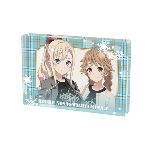 『ハイスクール・フリート』描き下ろし 集合 デート私服ver. アクリルブロック ver.B