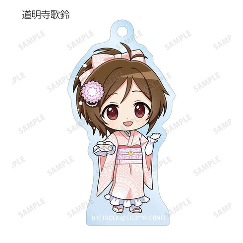 《偶像大師 灰姑娘女孩》收藏卡 迷你角色 蕾絲和服版 壓克力鑰匙圈(單位/盒)