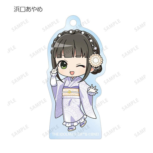 《偶像大師 灰姑娘女孩》收藏卡 迷你角色 蕾絲和服版 壓克力鑰匙圈(單位/盒)