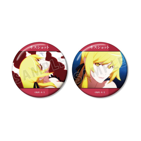 『〈物語〉シリーズ』キスショット・アセロラオリオン・ハートアンダーブレード 場面写缶バッジ2個セット