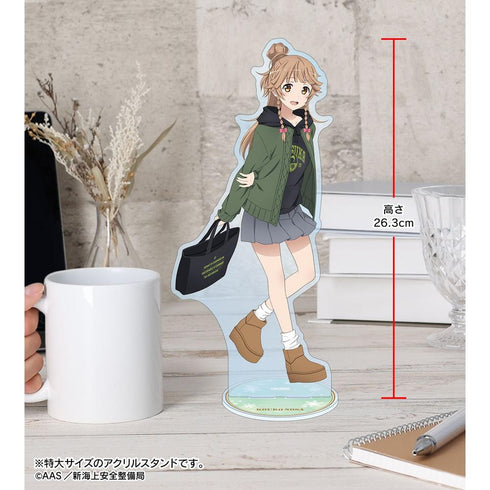 『ハイスクール・フリート』描き下ろし 納沙 幸子 デート私服ver. 特大アクリルスタンド ver.A