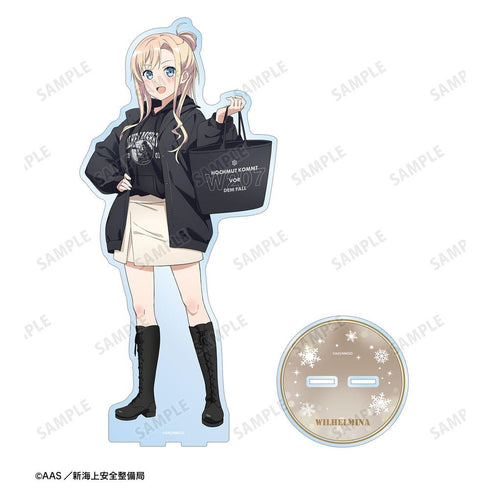 『ハイスクール・フリート』描き下ろし ヴィルヘルミーナ デート私服ver. 特大アクリルスタンド ver.A