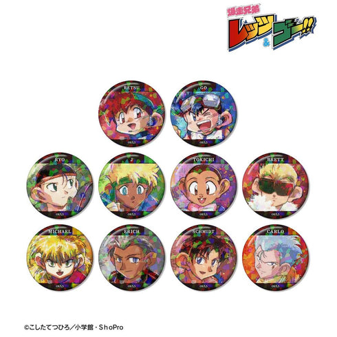 『爆走兄弟レッツ&ゴー!!』トレーディング grunge CANVAS ホログラム缶バッジ(単位/BOX)