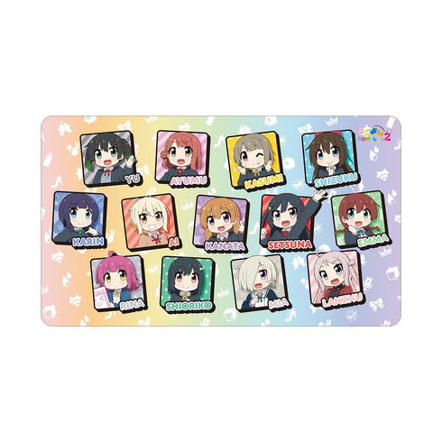『にじよん あにめーしょん2』集合 マルチデスクマット