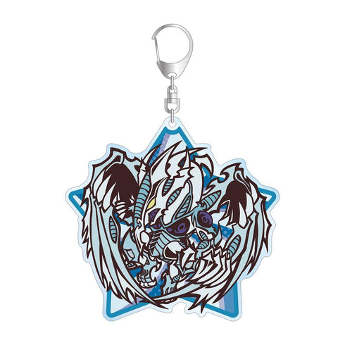 "Yu-Gi-Oh! 5D's" Stardust Dragon Toon World Style Deformed BIG Acrylic Keychain