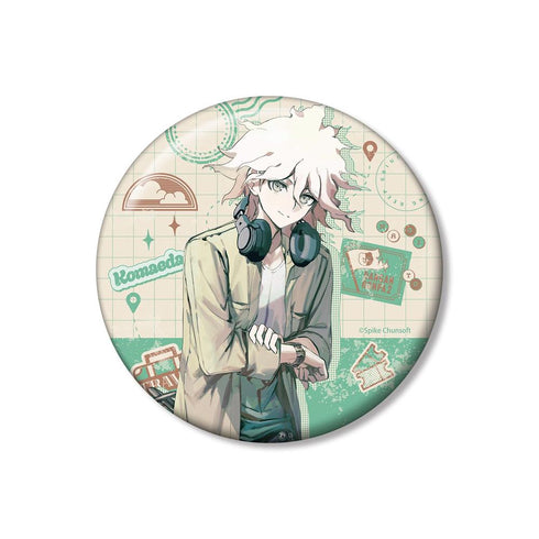 『ダンガンロンパシリーズ』緜さんイラスト 狛枝凪斗 私服で旅行ver. 100mm缶バッジ