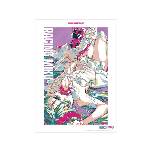 『初音ミク GTプロジェクト』レーシングミク 2025Ver. Ani-Art 第2弾 A3マット加工ポスター ver.F
