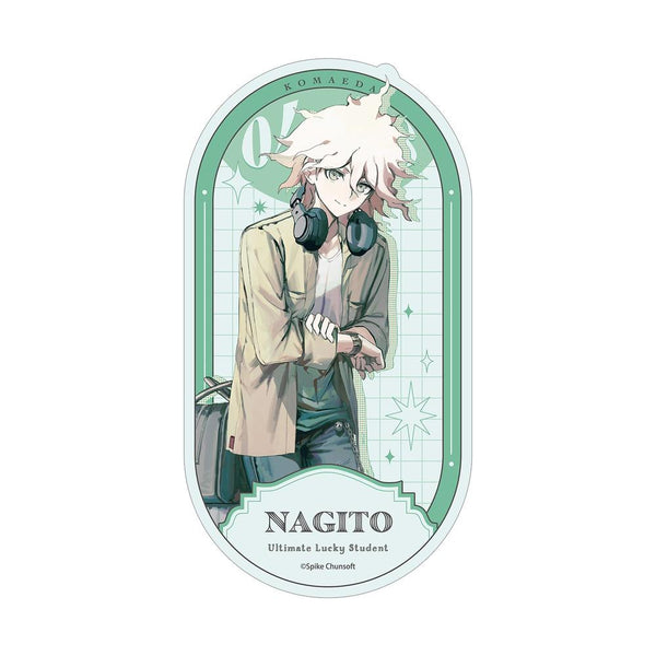"Danganronpa Series" - Mugen Illustration: Nagito Komaeda in Casual Clothes (Travel Version) Die-Cut Sticker