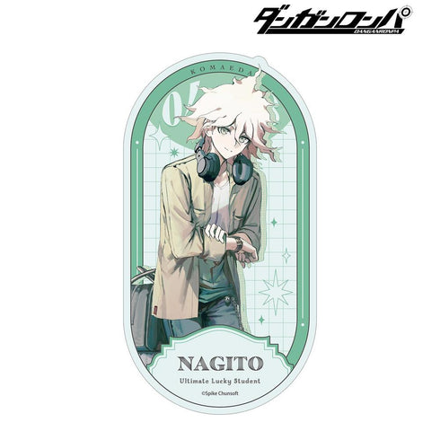 "Danganronpa Series" - Mugen Illustration: Nagito Komaeda in Casual Clothes (Travel Version) Die-Cut Sticker
