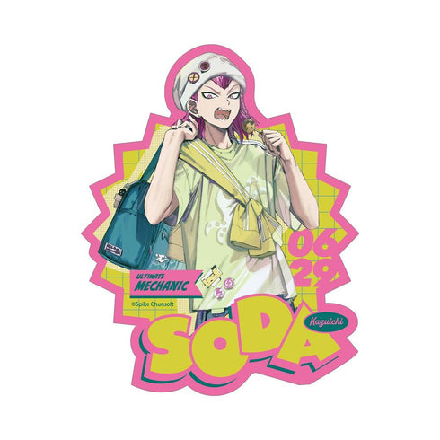 『ダンガンロンパシリーズ』緜さんイラスト 左右田和一 私服で旅行ver. ダイカットステッカー