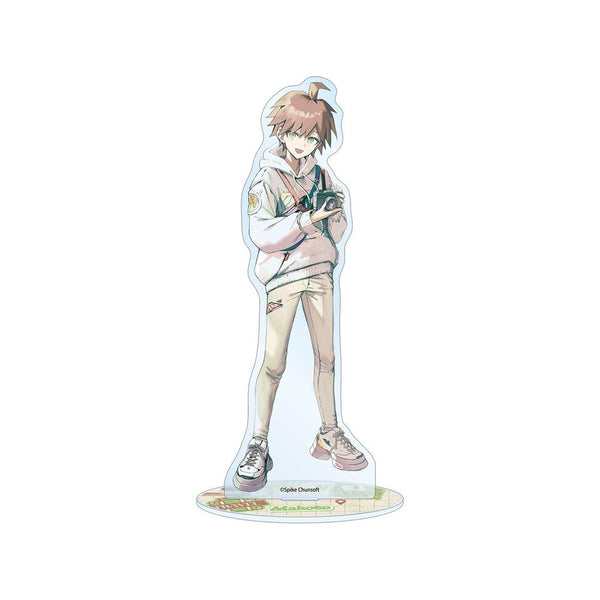 "Danganronpa Series" - Maki's Illustration: Makoto Naegi in Casual Clothes - Travel Version BIG Acrylic Stand