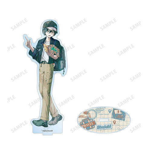 《彈丸論破系列》緜先生插畫 最原終一 私服旅行版 BIG壓克力立牌