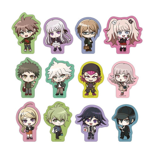 "Danganronpa Series" Trading Card Game: Chibi Characters in Casual Clothes on Vacation Ver. Die-Cut Stickers (Sold by the box)