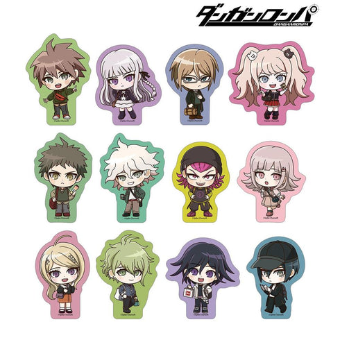 "Danganronpa Series" Trading Card Game: Chibi Characters in Casual Clothes on Vacation Ver. Die-Cut Stickers (Sold by the box)