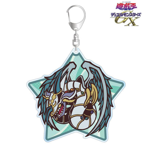 《遊戲王:決鬥怪獸GX》究極寶玉神 彩虹龍 卡通世界風格 Q版 BIG壓克力鑰匙圈