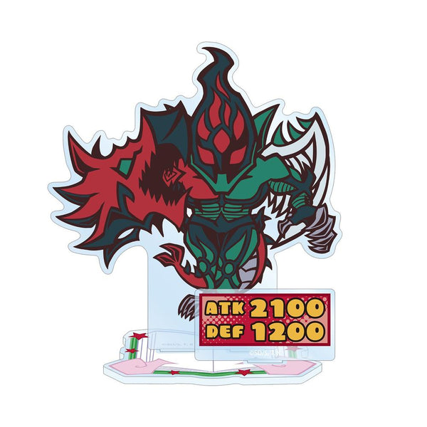 『遊☆戯☆王デュエルモンスターズGX』E・HERO フレイム・ウィングマン トゥーン・ワールド テイストデフォルメ パーツ付きBIGアクリルスタンド