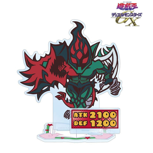 『遊☆戯☆王デュエルモンスターズGX』E・HERO フレイム・ウィングマン トゥーン・ワールド テイストデフォルメ パーツ付きBIGアクリルスタンド