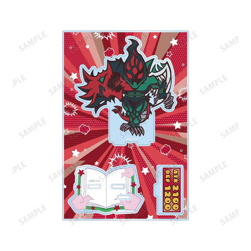 『遊☆戯☆王デュエルモンスターズGX』E・HERO フレイム・ウィングマン トゥーン・ワールド テイストデフォルメ パーツ付きBIGアクリルスタンド