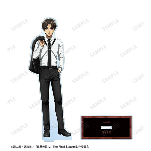 『進撃の巨人』描き下ろし エレン ハーネススタイル・着彩ver. 特大アクリルスタンド