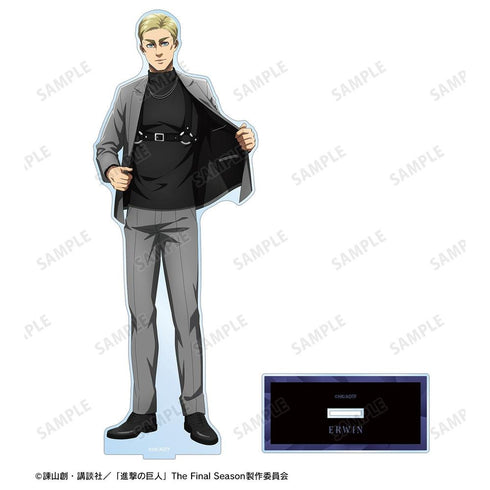 『進撃の巨人』描き下ろし エルヴィン ハーネススタイル・着彩ver. 特大アクリルスタンド