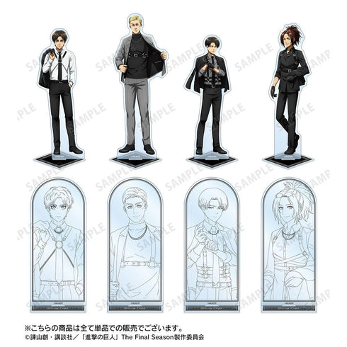 "Attack on Titan" Original Illustration: Erwin Harness Style (Colored Version) BIG Acrylic Stand