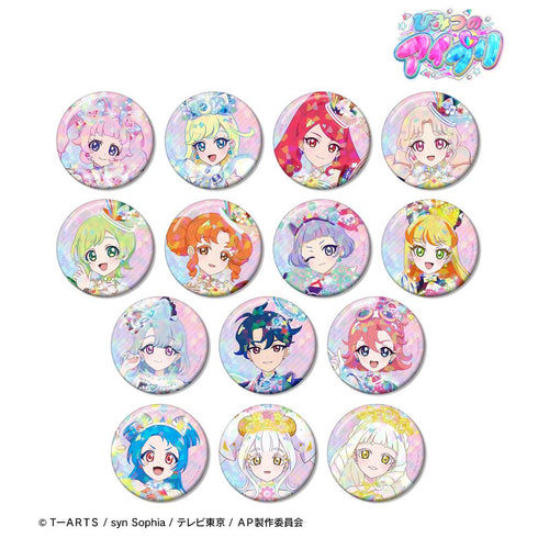 『ひみつのアイプリ』トレーディングホログラム缶バッジ(単位/BOX)