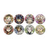 "Made in Abyss: The Golden Country of the Blazing Sun" Trading Aure Glass Glitter Pin Badges (Sold by the box)