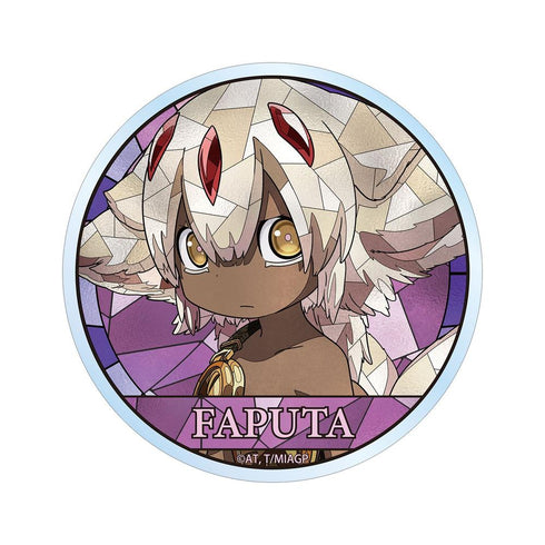"Made in Abyss: The Golden Country of the Blazing Sun" Faputa Aure Glass Clear Die-Cut Sticker