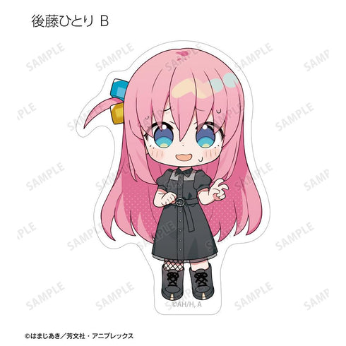 《Bocchi the Rock!》上倉艾克插畫 白色連身裙版&黑色連身裙版 造型剪裁貼紙(單位/盒)