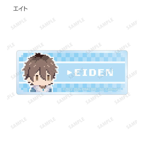 『NU: カーニバル』トレーディング ドット絵 アクリルネームプレート(単位/BOX)