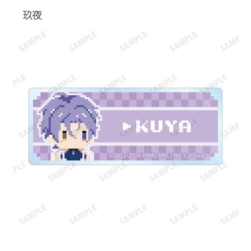 『NU: カーニバル』トレーディング ドット絵 アクリルネームプレート(単位/BOX)