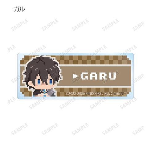 『NU: カーニバル』トレーディング ドット絵 アクリルネームプレート(単位/BOX)