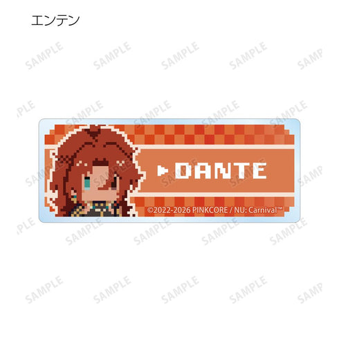 『NU: カーニバル』トレーディング ドット絵 アクリルネームプレート(単位/BOX)