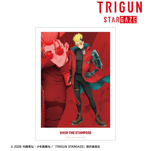 《TRIGUN STARGAZE》瓦什·斯坦皮德 角色视觉图 A3哑光处理海报