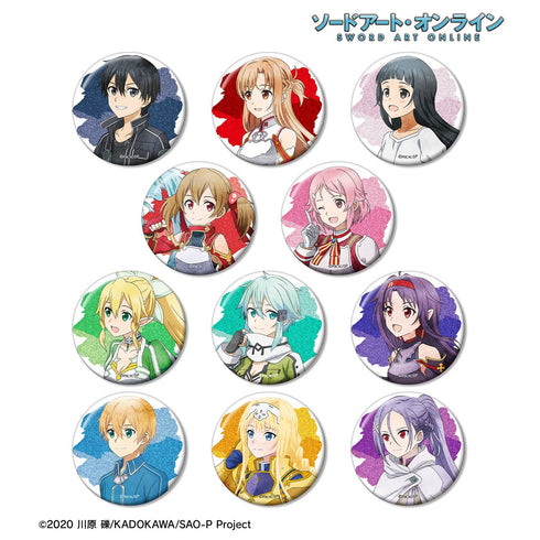 『ソードアート・オンライン』描き下ろし 歩みver. トレーディンググリッター缶バッジ(単位/BOX)【202609再販】