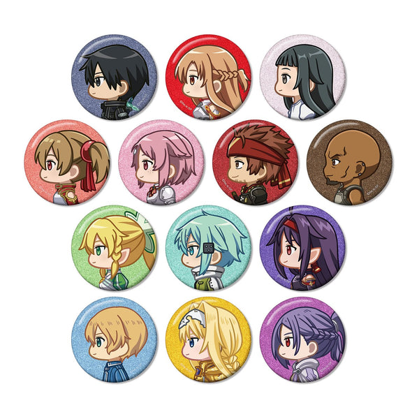 『ソードアート・オンライン』トレーディング ちびとこ グリッター缶バッジ(単位/BOX)【202609再販】