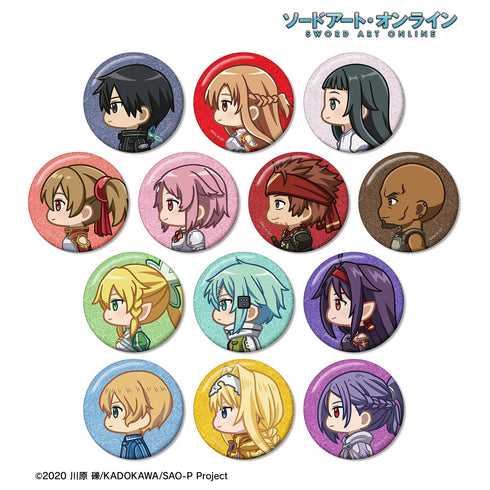 『ソードアート・オンライン』トレーディング ちびとこ グリッター缶バッジ(単位/BOX)【202609再販】