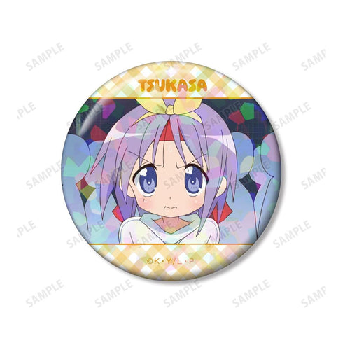 "Lucky Star" Tsukasa Hiiragi Scene Hologram Pin Badge 3-Piece Set