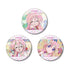 "Lucky Star" Miyuki Takara Scene Hologram Pin Badge 3-Piece Set