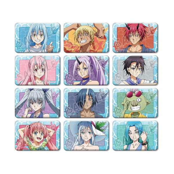 『転生したらスライムだった件 蒼海の涙編』トレーディングスクエア缶バッジ(単位/BOX)