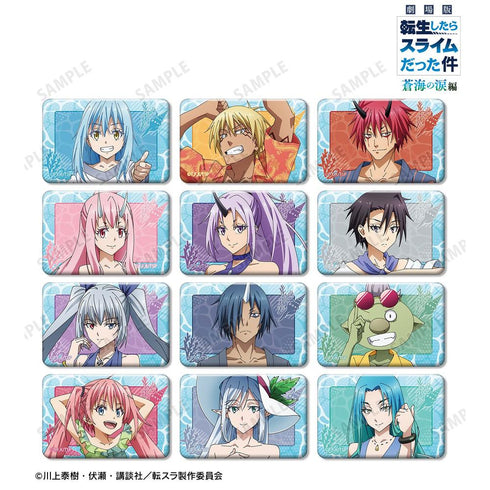 『転生したらスライムだった件 蒼海の涙編』トレーディングスクエア缶バッジ(単位/BOX)