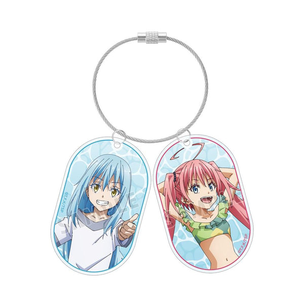 『転生したらスライムだった件 蒼海の涙編』リムル&ミリム 2連ワイヤーBIGアクリルキーホルダー