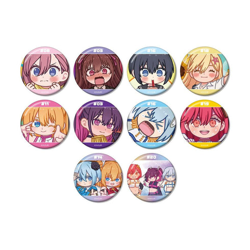 "The Allure of 2.5D" Trading Yuru Koma Pin Badges (Sold by the box)