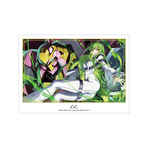 『コードギアス 反逆のルルーシュ ロストストーリーズ』【皇帝の盾】C.C. A3マット加工ポスター